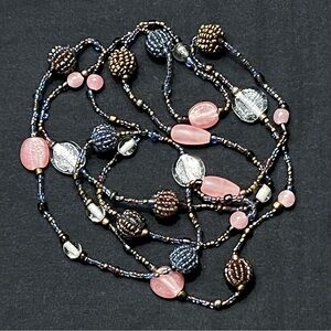 Beautiful Long Beaded Necklace